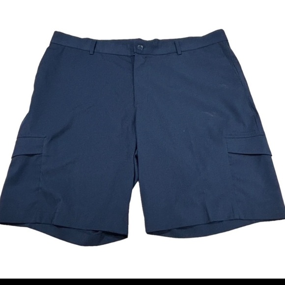 NIKE Dri Fit Men's navy Performance Golf shorts Standard Fit Size 38 - Picture 2 of 10